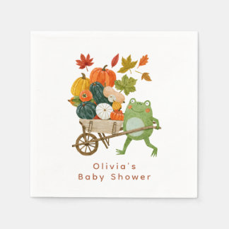Servilleta De Papel Servilletas de papel para Baby Shower Little Pumpk