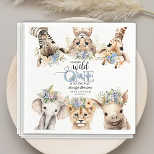 Servilleta De Papel Servilletas de papel para Baby Shower Niño Safari