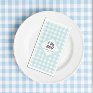 Servilleta De Papel Servilletas de papel para BBQ 'I Do'