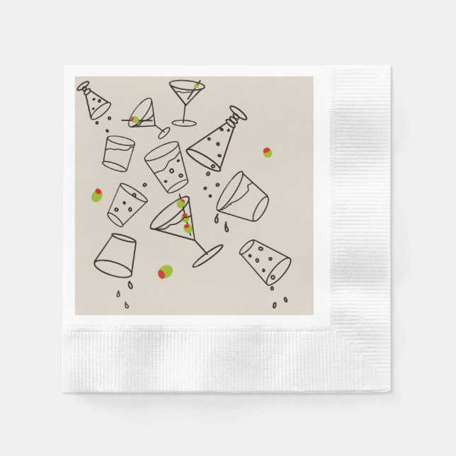 Servilleta De Papel Servilletas de papel para bebidas (Anverso)