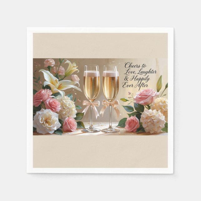 Servilleta De Papel Servilletas de papel para boda (Anverso)