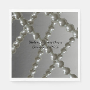 Servilleta De Papel Servilletas de papel para boda Pearl Strings