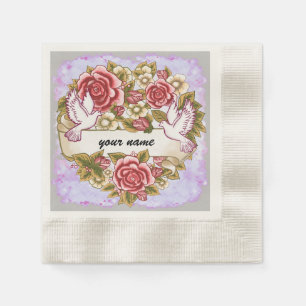 Servilleta De Papel Servilletas de papel para boda Te Amo Eterno