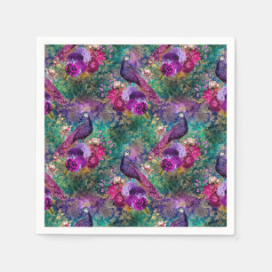 Servilleta De Papel Servilletas de papel para bodas Peacock