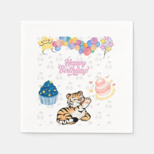 Servilleta De Papel Servilletas de papel para celebración de cumpleaño