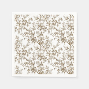 Servilleta De Papel Servilletas de papel para cóctel con ramas florale