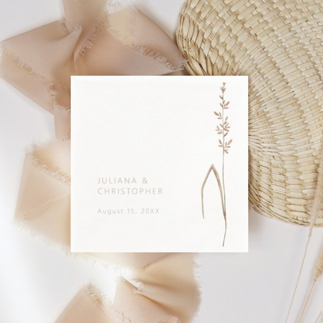 Servilleta De Papel Servilletas de papel para cóctel de boda boho con  (Subido por el creador)