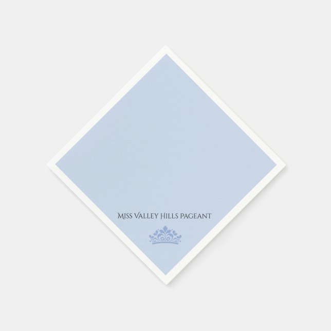 Servilleta De Papel Servilletas de papel para concurso de belleza (Borde)