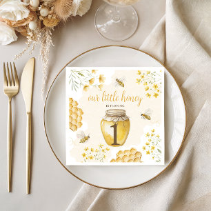 Servilleta De Papel Servilletas de papel para cumpleaños Little Honey