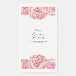 Servilleta De Papel Servilletas de papel para Desayuno Nupcial Peonías