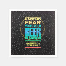 Servilletas de papel para despedida de soltero