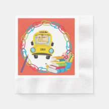 servilletas de papel para eventos escolares