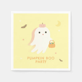 Servilleta De Papel Servilletas de papel para fiesta de Boo de calabaz