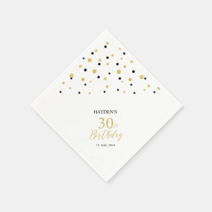 Servilleta De Papel Servilletas de papel para fiesta de cumpleaños 30 