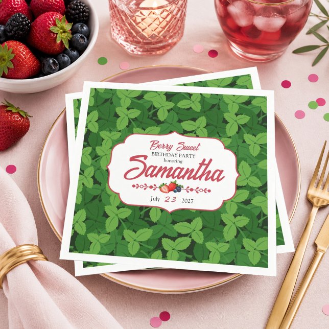 Servilleta De Papel Servilletas de papel para fiesta de cumpleaños Ber (Subido por el creador)