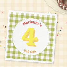 Servilletas de papel para fiesta de cumpleaños con