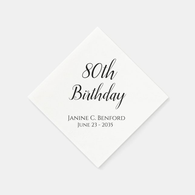 Servilleta De Papel Servilletas de papel para fiesta de cumpleaños núm (Borde)