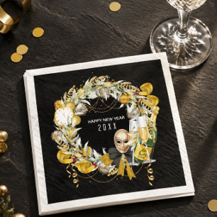 Servilleta De Papel Servilletas de papel para fiesta de Nochevieja con