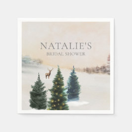 Servilleta De Papel Servilletas de papel para fiesta de novia Bosque d