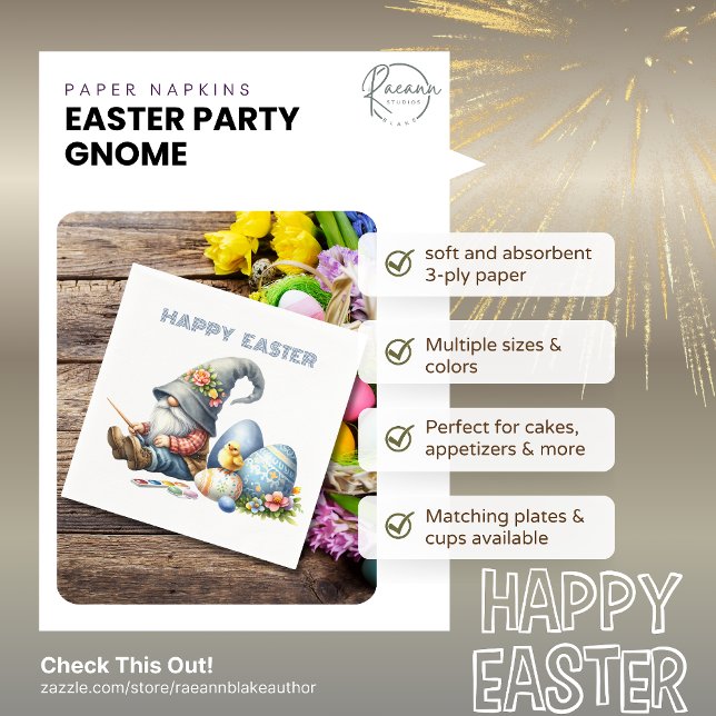 Servilleta De Papel Servilletas de papel para fiesta de Pascua (Subido por el creador)