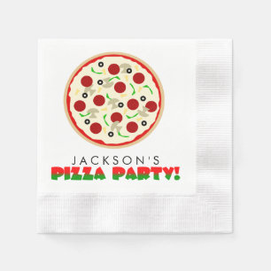 Servilleta De Papel Servilletas de papel para fiesta de pizza