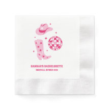 Servilletas de papel para fiesta de soltera de vaq
