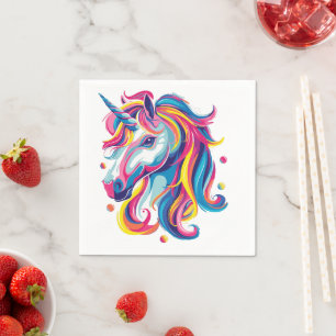 Servilleta De Papel Servilletas de papel para fiesta de unicornio mági