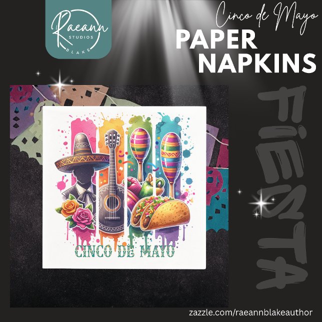 Servilleta De Papel Servilletas de papel para Fiesta del Cinco de Mayo (Subido por el creador)