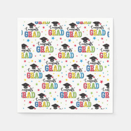 Servilleta De Papel Servilletas de papel para graduación, tema Congrat