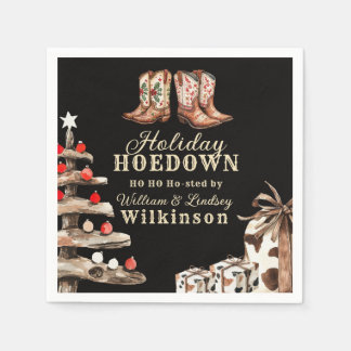 Servilleta De Papel Servilletas de papel para Hoedown navideño campest
