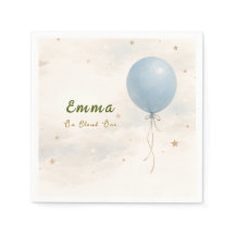 Servilletas de papel para primer cumpleaños Globo 