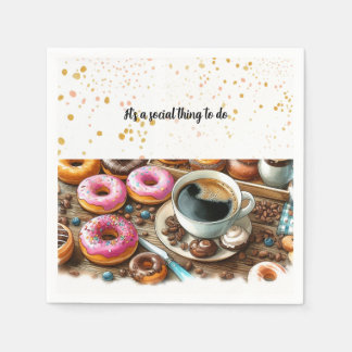 Servilleta De Papel Servilletas de papel para social de donas decadent