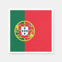 servilletas de papel patriótico con bandera de Por