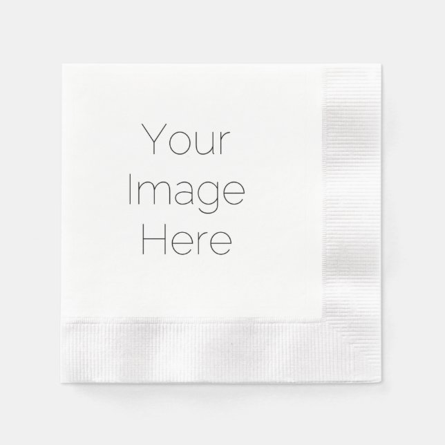 Servilleta De Papel Servilletas de papel personalizadas con tu foto (Anverso)