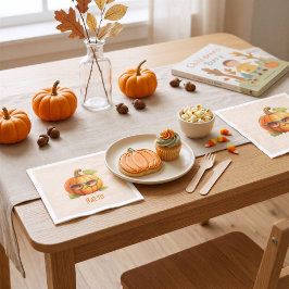 Servilleta De Papel Servilletas de papel personalizadas de calabaza li