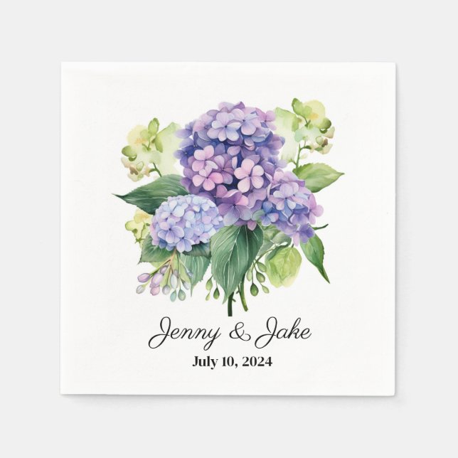 Servilleta De Papel Servilletas de papel personalizadas para boda (Anverso)