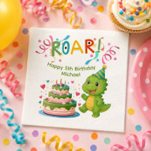 Servilletas de papel personalizadas para cumpleaño
