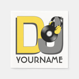 Servilleta De Papel servilletas de papel personalizado DJ