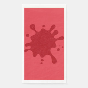 Servilleta De Papel Servilletas de papel rojas personalizadas con salp
