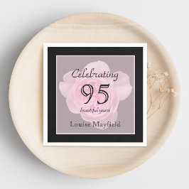 Servilleta De Papel servilletas de papel Rosa de la fiesta de cumpleañ