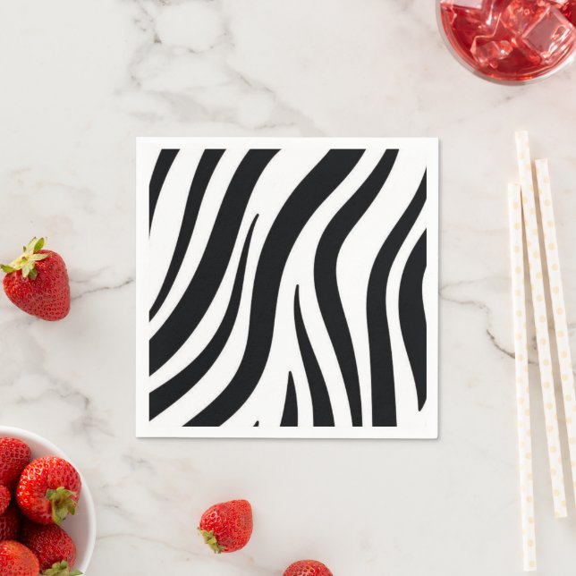 Servilleta De Papel servilletas de papel, servilletas de leopardo negr (In situ)