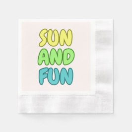 Servilleta De Papel Servilletas de papel Sun And Fun