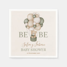 Servilletas De Papel Teddy Bear Baby Shower Boy es