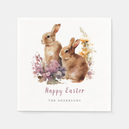 Servilleta De Papel Servilletas de Pascua Florales Acuarela