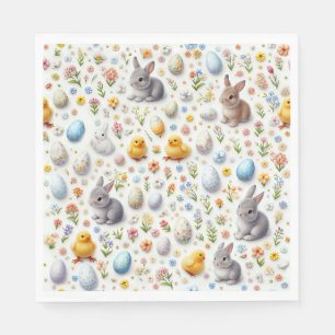 Servilleta De Papel Servilletas de Pascua Micro Ditsy para Almuerzo