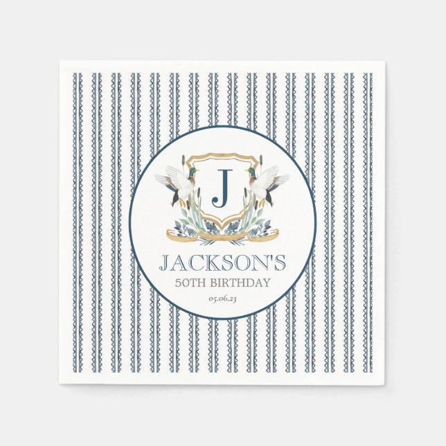 Servilleta De Papel servilletas de pato, servilletas de mallard, ajust (Anverso)