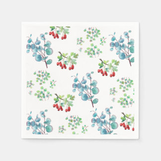 Servilleta De Papel Servilletas de patrón floral 4 de julio