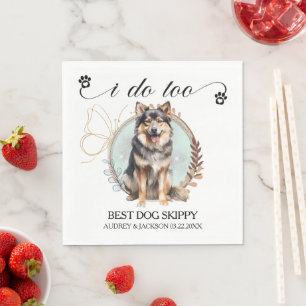 Servilleta De Papel Servilletas de perro Lapphund finlandés con foto d