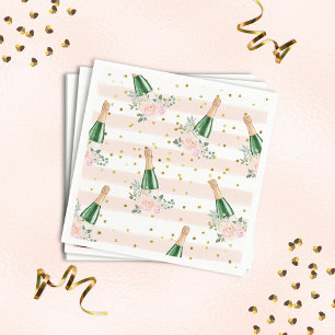 Servilleta De Papel Servilletas de Pétalos y Prosecco para Despedida d