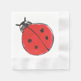 Servilleta De Papel Servilletas de picnic perfectas de mariquita